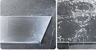 Conceptual expected product surface and observed surface issue